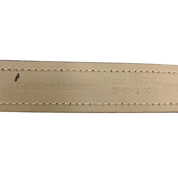Banana Republic Mens Tan Genuine Leather Suede Belt Size Small Made in Italy - Picture 6 of 6